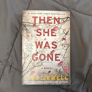 Then She Was Gone by Lisa Jewell - Beige and Red Paperback Novel